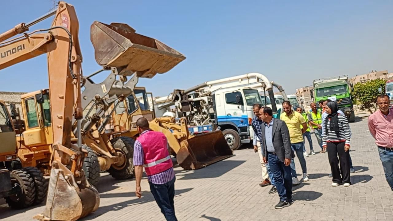 مراجعة استعدادات استقبال فصل الشتاء بمدينتي القاهرة الجديدة و15 مايو